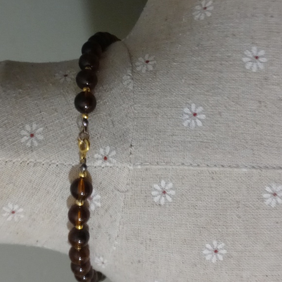 Vintage Graduated Brown 🤎 bead necklace - Picture 5 of 5